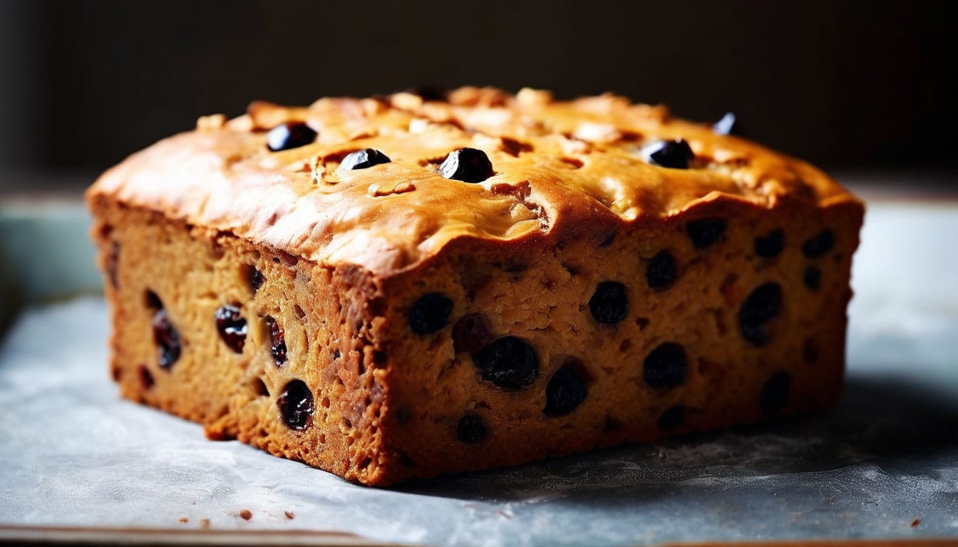 Валлийский пирог «Bara Brith» (дрожжевой фруктовый хлеб)